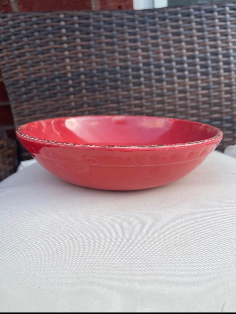 Williams Sonoma Rustic Crackle Melamine Bowls (8 Count) - Picture 2 of 5